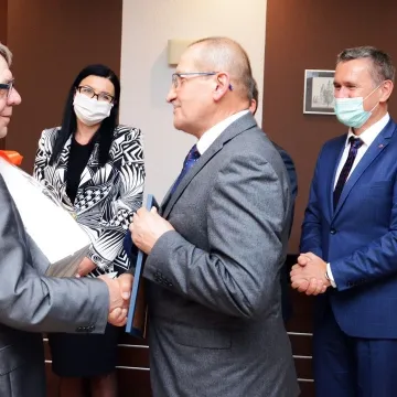 Podziękowali skarbnikowi za pracę