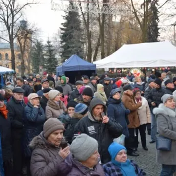 Miejska wigilia na placu 3 Maja
