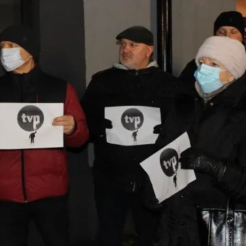 Wolne media, wolni ludzie. Protest w Radomsku