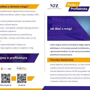 Środa z profilaktyką. Jak dbać o mózg?