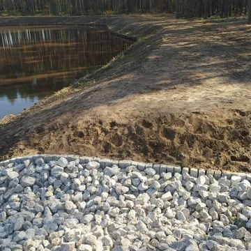 Zbiornik w Suchej Wsi zmienia oblicze