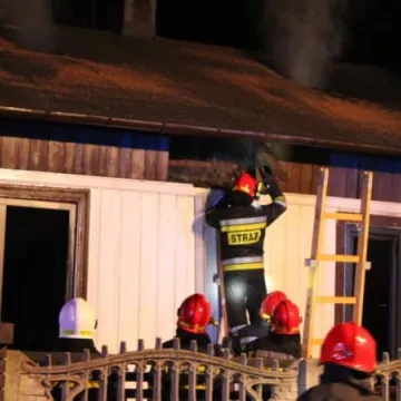 Pożar budynku na Kowalowcu