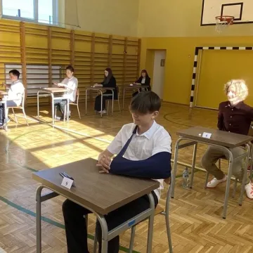 Ósmoklasiści przystąpili do egzaminu