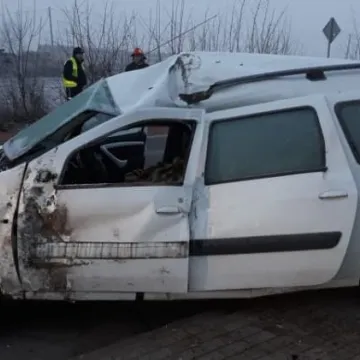 Wypadek w Krzywanicach. Ranny mężczyzna  