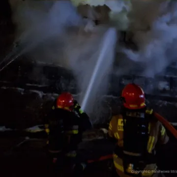 200 m² składowiska odpadów objęte pożarem w Płoszowie