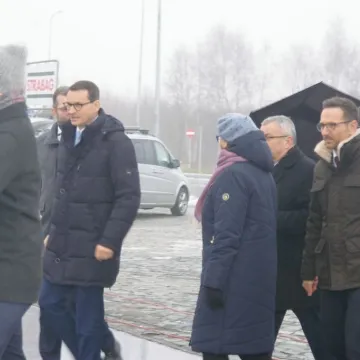 Premier Mateusz Morawiecki na otwarciu kolejnych odcinków A1