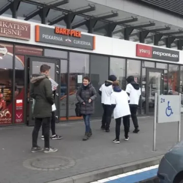 Happening antysmogowy uczniów ZSP1 w Radomsku