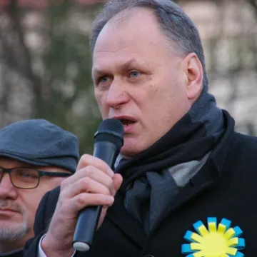 Radomsko: Wiec solidarności z Ukrainą