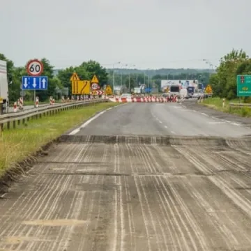 Postęp prac przy budowie autostrady A1