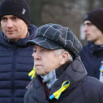 Radomsko: Wiec solidarności z Ukrainą