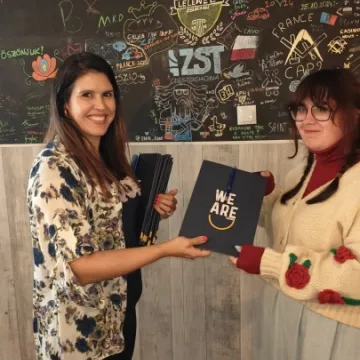 Zakończenie stażu uczniów ZSE z certyfikatami