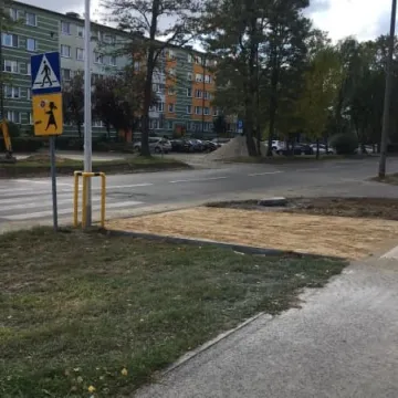 Ulica Leszka Czarnego w przebudowie