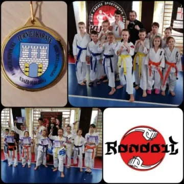 Złoty team Klubu Karate Radnori