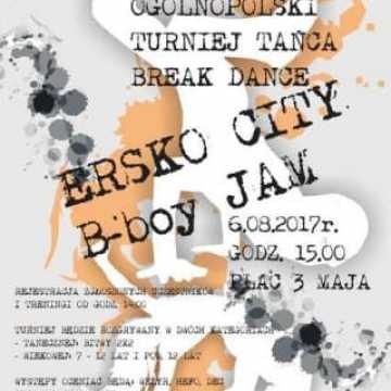 Zbliża się Turniej Tańca Break Dance Ersko City B-Boy Jam