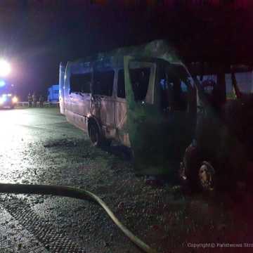 Na A1 w gminie Dobryszyce spłonął samochód