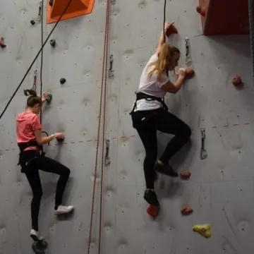 Wspinaczka w powiatowej hali