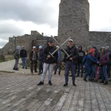 Geodeci na rajdzie w Chęcinach 