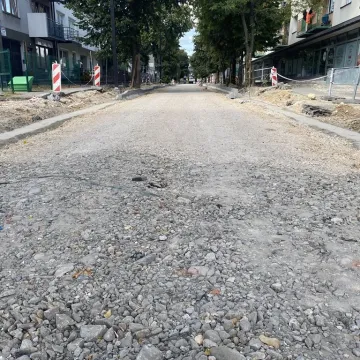 Przebudowa ulicy Fabianiego w Radomsku idzie zgodnie z planem