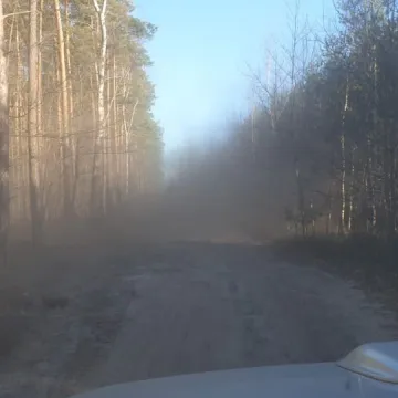 Pożar lasu w Małej Wsi w gm. Żytno