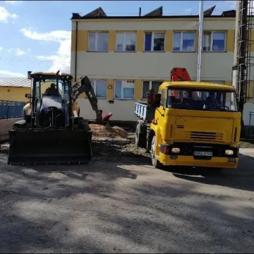 Przygotowali miejsce dla karetki