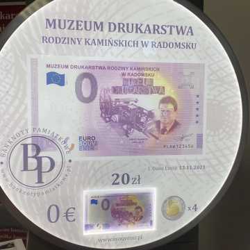 Janusz Kamiński na banknocie „0 Euro”