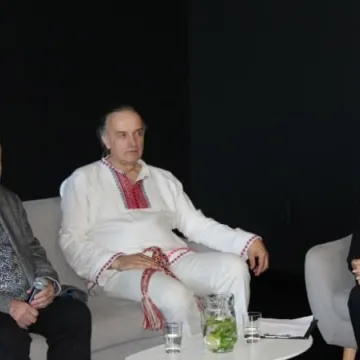 Spotkanie z Jerzym Przybyłem na finisażu wystawy „Rok Słowiański”