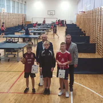 Tenisista stołowy Antoni Koziński drugi w Rawie Mazowieckiej