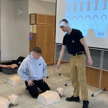 Uczyli się pierwszej pomocy. Tydzień Profilaktyki w „Mechaniku”