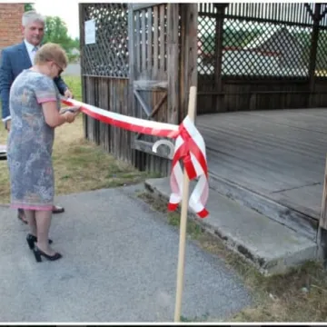 Uroczyste otwarcie zbiornika wodnego w Kozim Polu