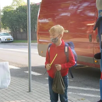 Przypominali, jak bezpiecznie dotrzeć do szkoły