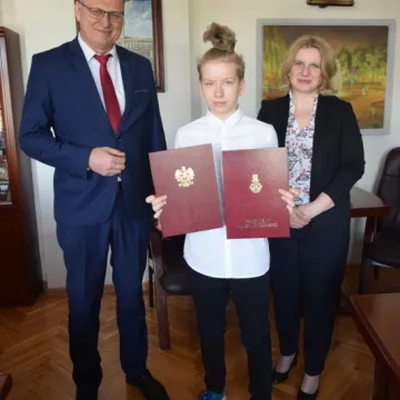 Natalia Dudek otrzymała dyplom Ministra Edukacji Narodowej