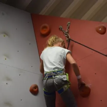 Wspinaczka w powiatowej hali