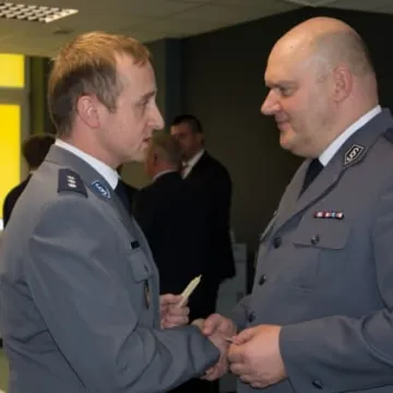 Spotkanie opłatkowe w komendzie policji