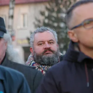 Radomsko: Wiec solidarności z Ukrainą