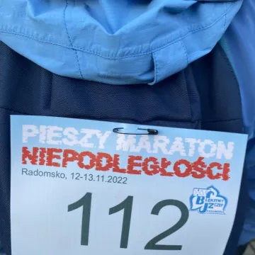 Na trasie Pieszego Maratonu Niepodległości