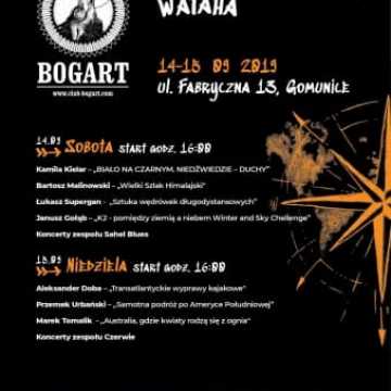 Festiwal Podróżniczy Wataha 2019 w klubie Bogart