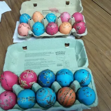 Pisanki i pająki ludowe ożywiły tradycję w Gidlach