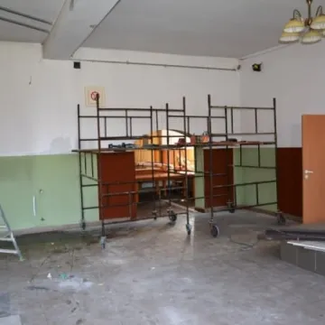 Remiza strażacka na Bogwidzowach w remoncie