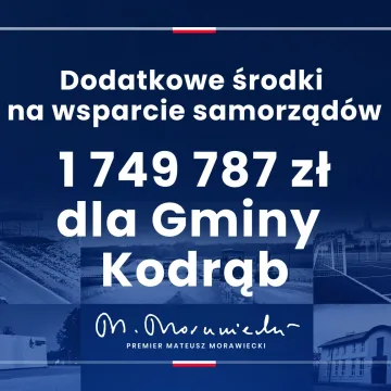Blisko 48 mln złotych dla samorządów z powiatu radomszczańskiego