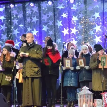 Miejska Wigilia na placu 3 Maja w Radomsku