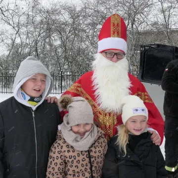 Święty Mikołaj odwiedził Strzałków