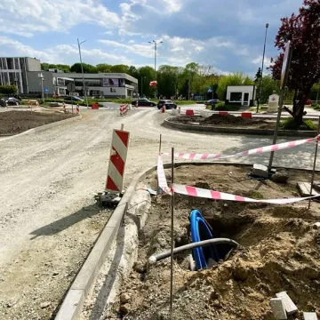 Zobacz, jak postępują prace przy przebudowie ul. Żeromskiego w Radomsku