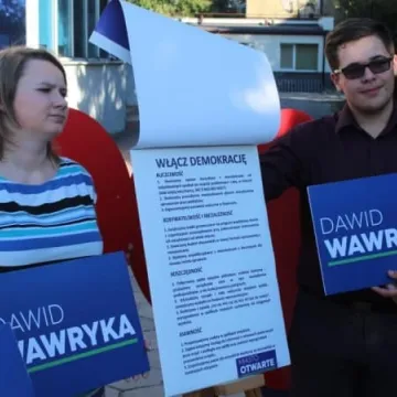 Dawid Wawryka przedstawia program wyborczy