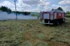 Pożar suchego siana w Danielowie w gm. Kamieńsk