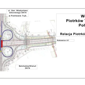 Zmiany na węzłach A1 w PiotrkowieTrybunalskim