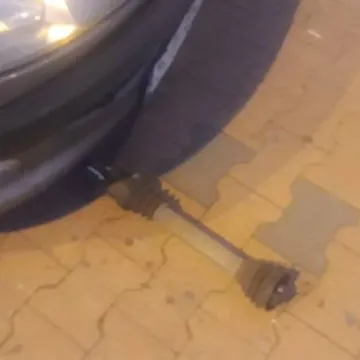 Kolizja na parkingu Galerii Radomsko