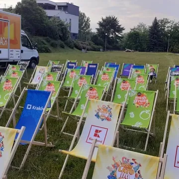 Letni seans w parku Solidarności w Radomsku