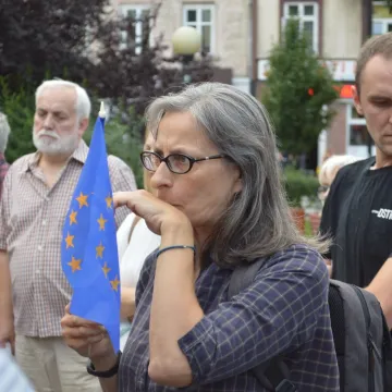 W obronie niezależnych mediów. Protest w Radomsku