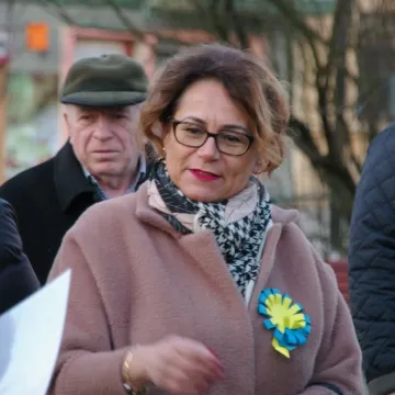 Radomsko: Wiec solidarności z Ukrainą