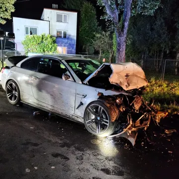 Wojnowice: Pościg za kierowcą BMW zakończył się wypadkiem
